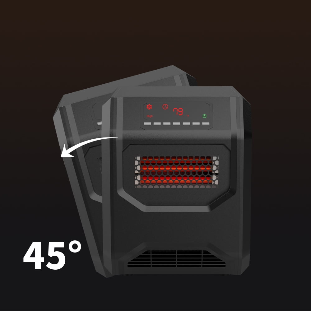 uhomepro Electric Heaters, Safe Infrared Quartz Electric Heater ...