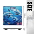 thumbnail image 2 of Bathroom Scale, Highly Accurate Digital Body Scale,Precisely Measures Weight up to 400 lbs-Dolphins Gracefully Swimming In The Crystal-Blue Ocean, 2 of 4