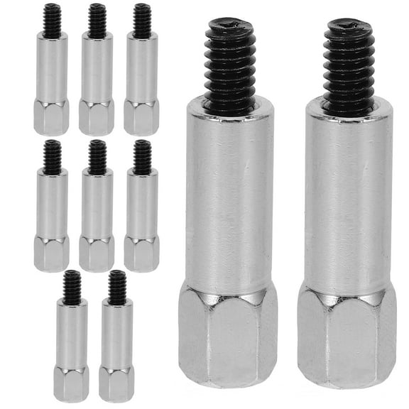 10pcs Valve Cover Bolts Chrome Steel Valve Covers Bolts Automotive Bolt Kit 1/4inch