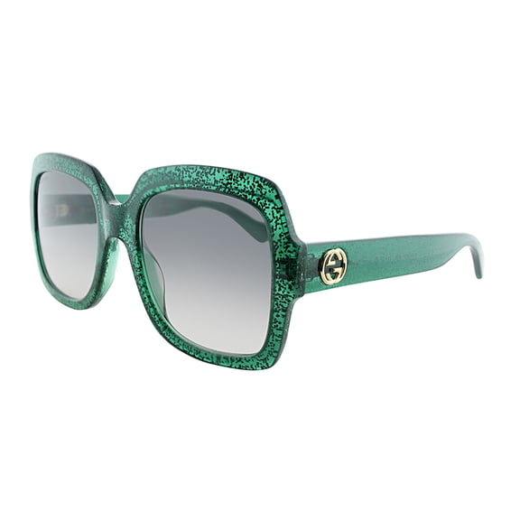 GG0036S-006 Green 54mm Gucci GG0036S Urban Rectangle Woman Sunglasses