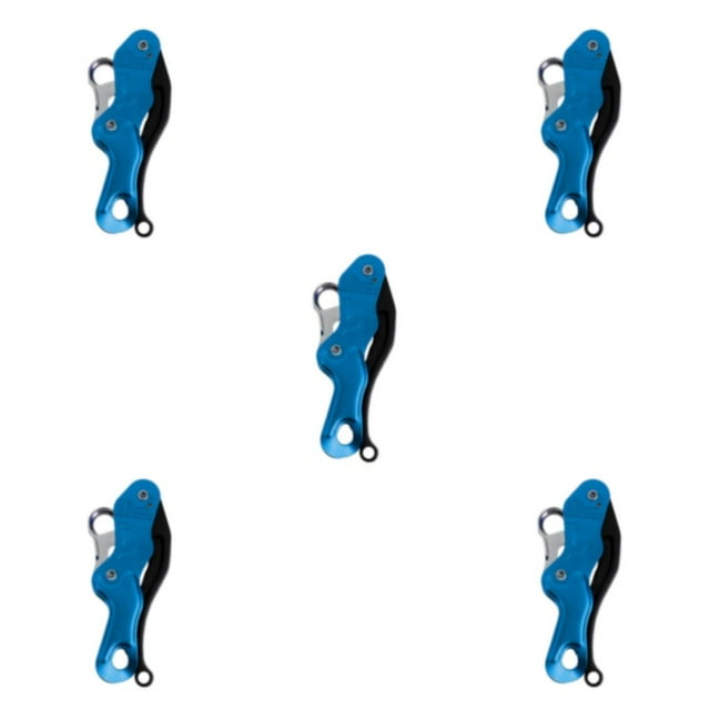 Descensor de escalada en roca Eigraketly equipo de rappel automático color Azul