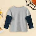 thumbnail image 4 of Little Boy's T Shirt Long Sleeve Cartoon Print O-Neck T-Shirt Child Graphic Tee Shirts, 4 of 7