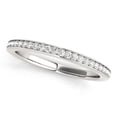thumbnail image 1 of 14k White Gold Simple Diamond Wedding Ring (1/4 cttw) Size 4.5, 1 of 2