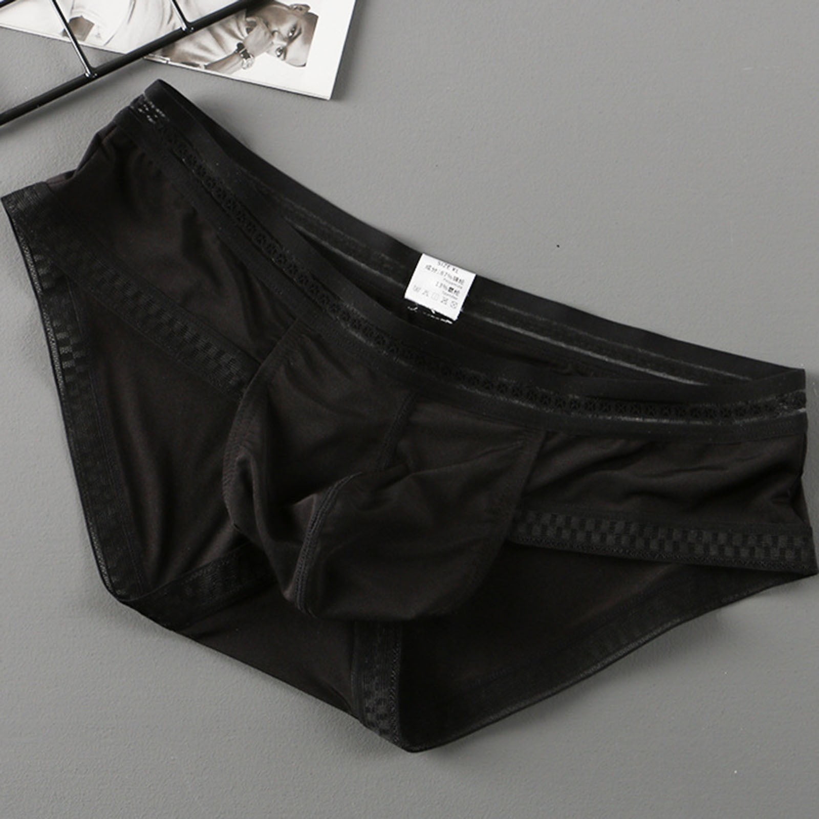 Men's 3Pairs Pure Silk Panties Soft Smooth Healthy Basic Bikini Breathable  Underwear
