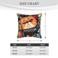 thumbnail image 4 of ZNDUO Throw Pillow, 16"x16" Bed Pillow and Couch Pillows - Indoor Decorative Pillows，Cat Case Throw Pillow, 4 of 8