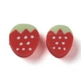 thumbnail image 2 of Handmade Polymer Clay Beads Strawberry Red 10~11x8~10x4.5mm Hole: 1.6mm 1000pcs, 2 of 3