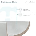 thumbnail image 3 of 60" Vanity Top Bathroom Sink, 3 of 9