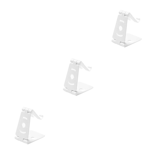 Seitruly Soporte de teléfono plegable con ajuste multiángulo, soporte de plástico plegable General para teléfono móvil de escritorio, soporte Type1 NO1
