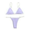 thumbnail image 1 of Mujeres Bandeau Bandage Bikini Set Push-Up Traje de baño brasileño Ropa de playa Traje de baño Fridja nalpqowj54504, 1 of 5