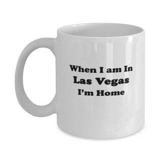 Aeisage Las Vegas Mug Souvenirs Nevada State Gifts LV Mugs Black Tea Cup Las Vegas Purple Skyline American City Coffee Cups