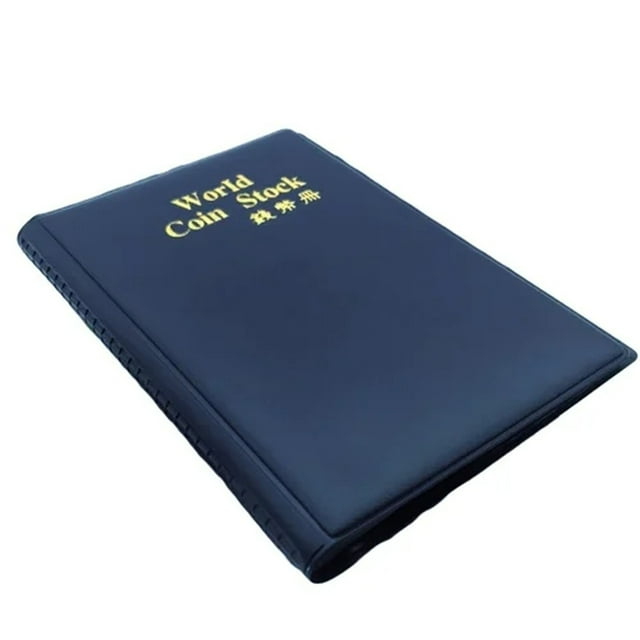 Coin Collection Holder Album for Collectors, Storage Case Organizer with 120 Pockets for Coin Collecting, Book Supplies