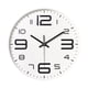 thumbnail image 1 of Reloj de pared analógico silencioso con pilas para aula, escuela, oficina, dormitorio, cocina, sala de estar, decoración, 1 of 6