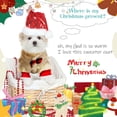 thumbnail image 4 of Coloody Dog Pajamas Christmas Costumes, Pet Cold Weather Sweater Coat Santa Claus Reindeer with Bowtie Apparel, Puppy Warm Winter Hoodie Clothes Jumpsuit, Pjs Onesie for Small Medium Dog Cats, 4 of 6