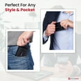 thumbnail image 5 of Alpine Swiss Mens RFID Safe Magnetic Money Clip Wallet Slim Front Pocket Wallet, 5 of 7