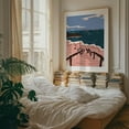 thumbnail image 4 of Ocean Blues - India Illustration Beach Coast Ocean Seaside Boardwalk Coastal Minimalist Unframed Wall Art Print 36 x 48 inches, 4 of 13