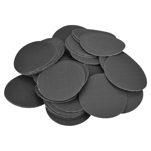 Discos de lija con gancho y bucle de 50 mm, almohadillas de papel para pulir y lijar, papel de lija abrasivo (n.° 400)