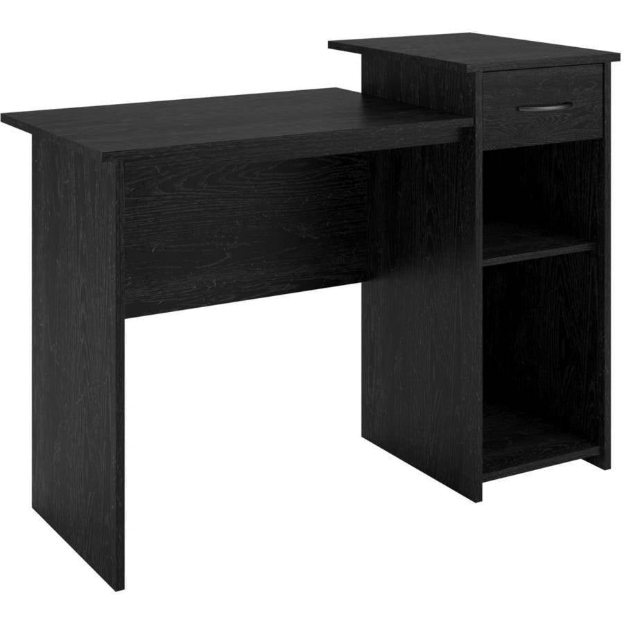 Mainstays Student Desk With Easy Glide Drawer Blackwood Finish