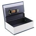 thumbnail image 1 of Coffre-Fort avec Serrure Tirelire Coffre-Fort avec Serrure Coffre-Fort Dictionnaire de Rangement d'Argent Coffre-Fort avec Mini Dictionnaire de Rangement d'Argent Bleu, 1 of 8