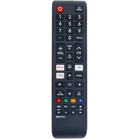 Replaced SAMSUNG BN59-01315J TV Remote Control With Netflix/Prime Video/Samsung TV Plus Buttons (OEM)Applicable for Samsung TV UN43TU7000F UN50TU7000F UN55TU7000F UN58TU7000F UN58TU700DF UN65TU700