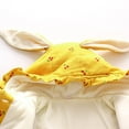 thumbnail image 5 of EINCcm Winter Hooded Cotton Coat with Heart Shaped Pocket Cute Ears for Toddler Baby Girls, Thicken Warm Outerwear with Bag, Hooded Jacket Snowsuits Yellow 12-18 Months, 5 of 7