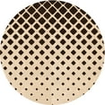thumbnail image 1 of Ahgly Company Machine Washable Indoor Round Transitional Golden Blonde Gold Area Rugs, 4' Round, 1 of 7