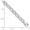 thumbnail image 3 of Auriga Fine Jewelry 14K White Gold Open Link Bracelet 7.5 inch for Women, 3 of 5