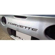 BDTrims | Front and Rear Plastic Letters Inserts Set fits 1997-2004 Corvette C5 Models (Black)