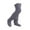 Gray, variant on Segolike Women Knee High Socks Leg Warmers over Knee Comfortable Thigh High Socks Long Stocking for Apartment Dorm Living Room Bedroom Black