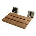 thumbnail image 6 of brand ABS16S-BN Brushed Nickel 16" Folding Teak Wood Shower Seat Bench, 6 of 10