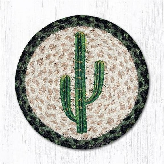 Capitol Importing 80-116SA Saguaro Printed Swatch Round Rug, 10 x 10 in.