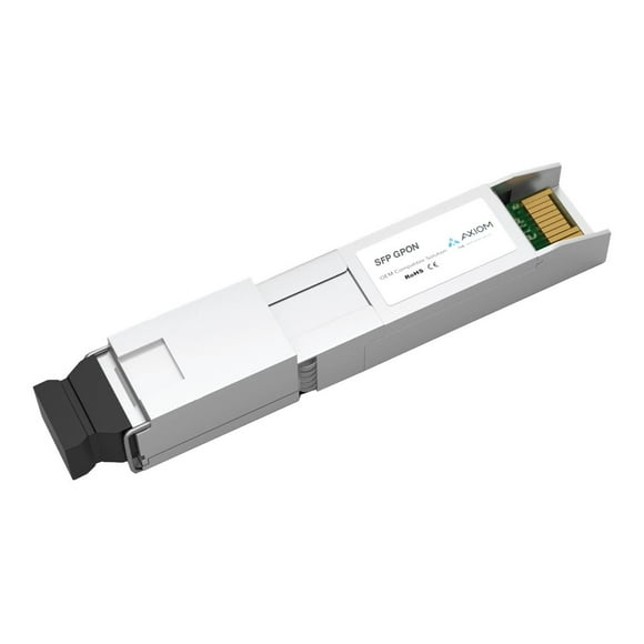 Axiom - SFP (mini-GBIC) transceiver module (equivalent to: U-Fiber UF-GP-B+) - GPON B+ - SC single-mode - up to 12.4 miles - 1490 / 1310 nm