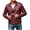 #300-Wine, variant on Mens Slim Fit Lapel Collar Motorcycle Faux Leather Zipper Jackets
