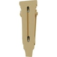 thumbnail image 4 of Ekena Millwork 5 1/8"W x 2 3/8"D x 15 1/2"H Medium Traditional Pilaster Wood Corbel, Alder, 4 of 4