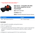 thumbnail image 2 of MAP Sensor - Compatible with 2004 - 2007 Pontiac Grand Prix 3.8L V6 Supercharged 2005 2006, 2 of 2
