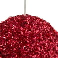 thumbnail image 2 of Northlight Glitter Christmas Ball Ornament - 6" - Red, 2 of 3