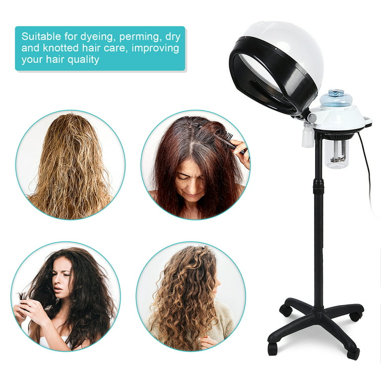  QQXX Professional Standing Hair Dryer,freestanding Hair Color  Processor Height Adjustable,Hair Steamer with Smooth Wheels,Salon Hooded Hair  Dryers Perming Machine for Beauty Spa Home Salon Equipment : Beauty &  Personal Care