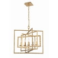 thumbnail image 3 of 336-GA Crystorama Lighting Capri - 5 Light Chandelier-Antique Gold Finish    -Traditional Installation, 3 of 8
