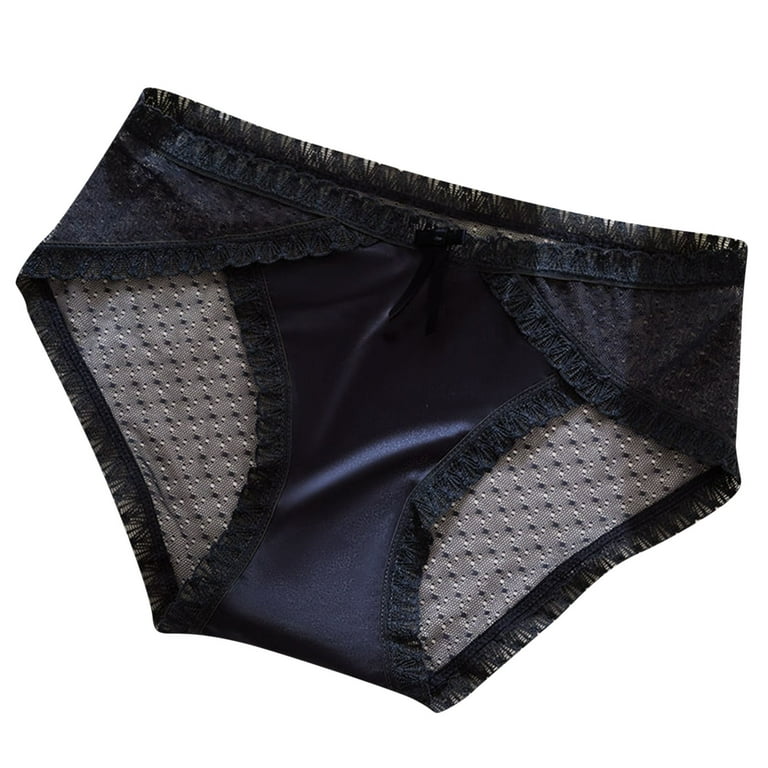 Women's Underwear High Waist Ice Silk Seamless Breathable Briefs
