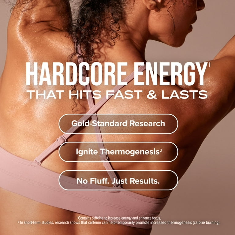 Hydroxycut Hardcore Weight Loss Capsules, Burn Calories, Increase Energy, 60 Ct, 30 Servings