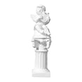 thumbnail image 2 of Estatua de querubín, mini griega, mini escultura musical de resina, figura de escritorio, pequeño pilar romano para club, dormitorio, oficina, Arpa, 2 of 8