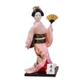 thumbnail image 2 of Muñeca kimono de geisha japonesa, estatua asiática, estatuilla de dama, decorativa, coleccionable Estilo E, 2 of 8