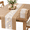 Classic-12x108 Inches, variant on Classic 12x108 Inches 6 Pack Burlap Table Runner with Warm LED Lights