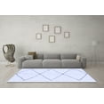 thumbnail image 3 of Ahgly Company Indoor Rectangle Solid Blue Modern Area Rugs, 2' x 3', 3 of 4