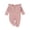 Red#9527, variant on BOOMNY Baby Girls Knit Jumpsuits Solid Long Sleeve Ruffled Romper for Kids Soft Baggy Fall Playsuits
