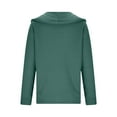 thumbnail image 4 of YueHuiYing Oversized Crewneck Cute High Sweater for Women Fall Winter Casual Long Sleeve Soft Knitted Pullover Top, 4 of 9