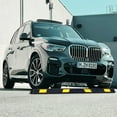 thumbnail image 4 of ZoneTech 72" Heavy Duty Rubber Parking Curb with Yellow Reflective Tape, 4 of 7