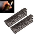 thumbnail image 1 of Lighter Case Zinc Alloy Lighter Storage Container Vintage Protective Cover for Outdoor Activities Camping Hiking, 1 of 7