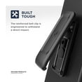 thumbnail image 5 of Encased Samsung Galaxy S9 Plus Case with Belt Clip (DuraClip) Slim Fit Holster Shell Combo w/Rubberized Grip (S9+ 2018 Release) Smooth Black, 5 of 6