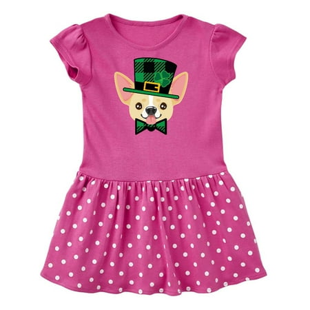 

Inktastic Chihuahua Funny Irish St Patricks Gift Baby Girl Dress