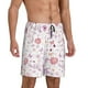 thumbnail image 2 of Fotbe Retro Floral Pantalones Cortos de Pijama para Hombre, Ropa de Dormir, Pantalones de Pijama Cortos para Hombre-X-Large, 2 of 6